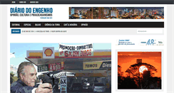 Desktop Screenshot of diariodoengenho.com.br